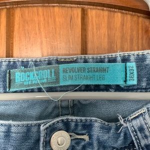 Men’s Rock & Roll Denim Revolver Straight Jeans